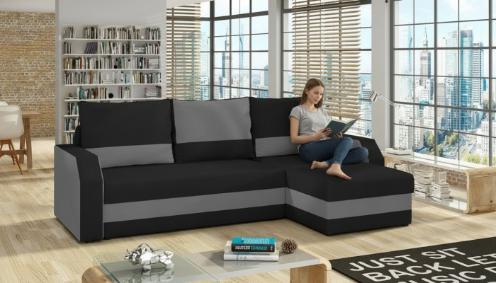 Stof L-vorm bank woonlandschap hoekbank set modern design bank bankstellen