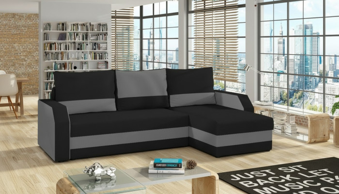 Stof L-vorm bank woonlandschap hoekbank set modern design bank bankstellen