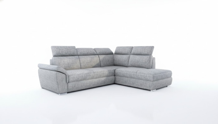 Stoff hoekbank L-vorm bank bank ontwerp bekleding modern textiel slaapfunctie nieuw