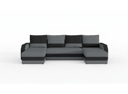 Eckstof hoekbank U-vorm bank bank design bank bekleden stof modern textiel