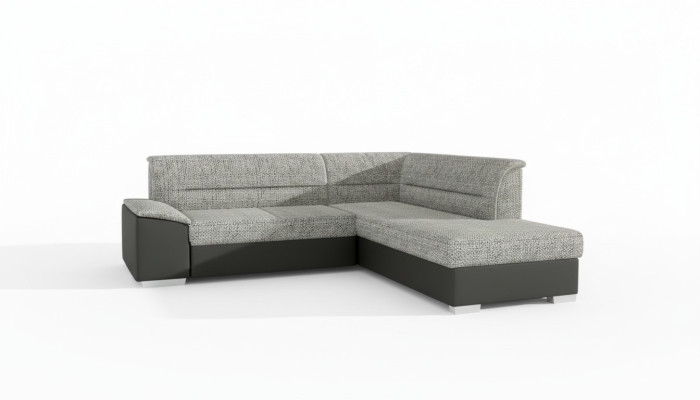 Stoff hoekbank L-vorm bank bank ontwerp bekleding modern textiel zitkussen groep