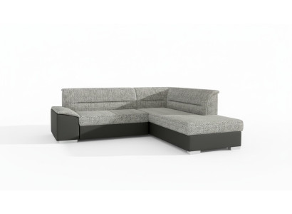 Stoff hoekbank L-vorm bank bank ontwerp bekleding modern textiel zitkussen groep