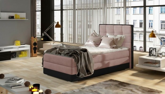 Luxe designer gestoffeerd bed Bedden Designer bed NIEUW 90x200cm
