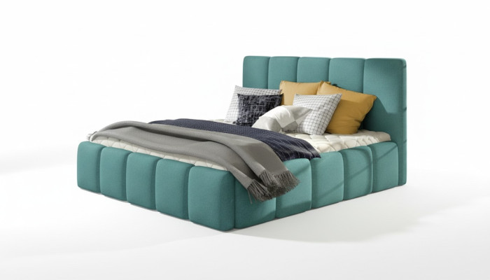 Bed met gestoffeerde matrassen Bedden Bed Gestoffeerd Hotel Designer Dubbel Decoratie Luxe Ontwerp