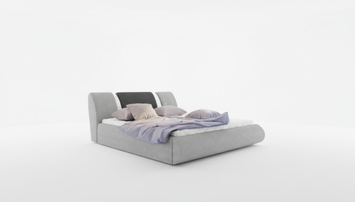 Luxueuze slaapkamer beddecoratie met kussens in 180x200 cm dubbel hotelbedontwerp.