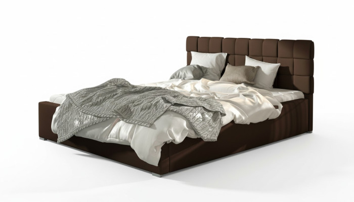 Designerbed Slaapkamer Bedden Textiel Hotel Luxe Gestoffeerd 200x200cm
