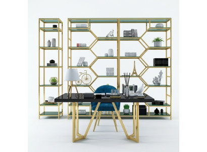 Luxe bureau computertafel werkkamer kantoortafel eettafel Edel.