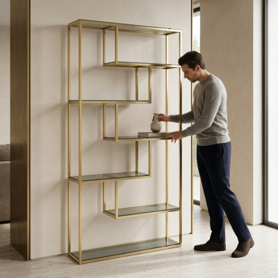 Boekenplank Staande rek Archiefrek Kantoorrek Rek Decoratie Scheidingswand Muren