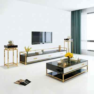 Ontwerper dressoir dressoir laag bord kant kast decor woonkamer plank