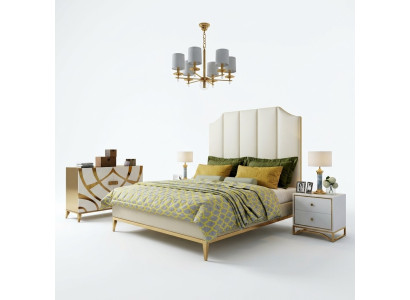 Beddengoed Decoratie Ontwerp Luxe Tweepersoons Hotelbedden Slaapkamer Leer
