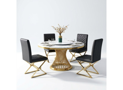 Ontwerp Houten Tafel Ronde Eettafel Ronde Eet Decoratie Tafels 130cm Luxe Klasse