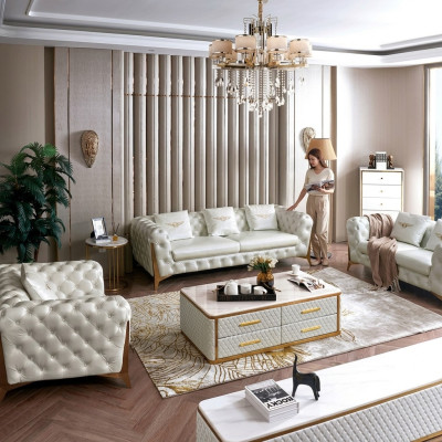 Luxe Chesterfield bankstel 3+2+1 zits meubels bank