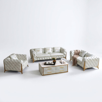 Luxe Chesterfield bankstel 3+2+1 zits meubels bank