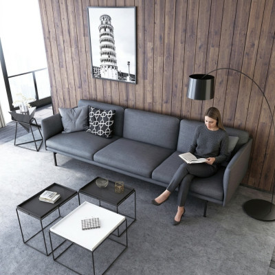 Design bankstel 3-zits woonkamer bank banken gestoffeerde banken driezitter.