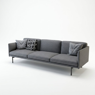 Design bankstel 3-zits woonkamer bank banken gestoffeerde banken driezitter.
