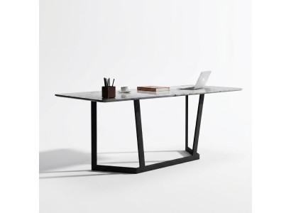 Kantoorset Tafel Stoel Set Bureau Set Ontwerp Italiaanse Stijl Meubels
