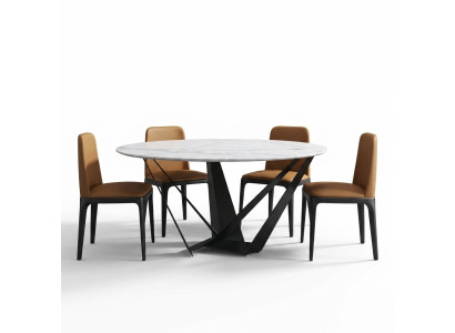 Ronde luxe eettafel designer eettafels 130cm conferentie ronde tafels
