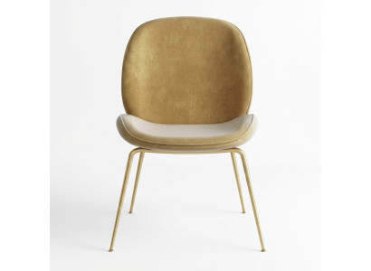 Stoel 1x Luxe Design Bekleed Designer Stoelen Zit Leuning Kantoor Eetkamer