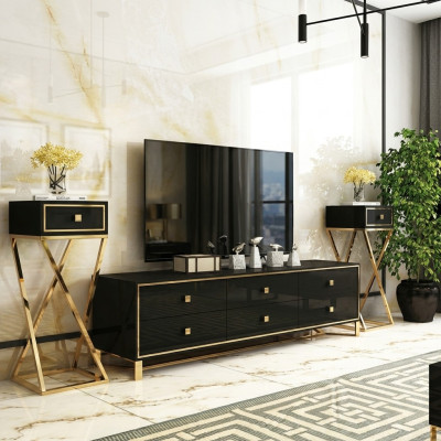 Dressoir tv commode tv-kast lowboard decoratieve tv-meubels kasten