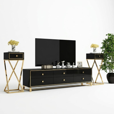 Dressoir tv commode tv-kast lowboard decoratieve tv-meubels kasten
