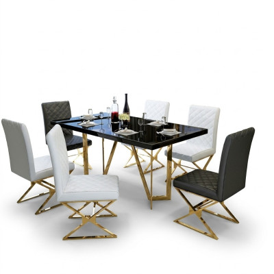 Tafel Moderne eettafel Houten decoratief ontwerp Houten tafel Woonkamer Tafels Eetkamer