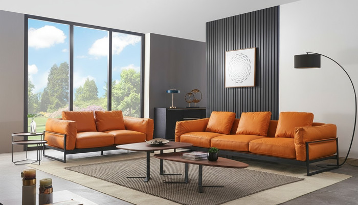Designer Bankstel Bankstel 3+2 zitterbank Bekleding Set Italiaanse Meubels