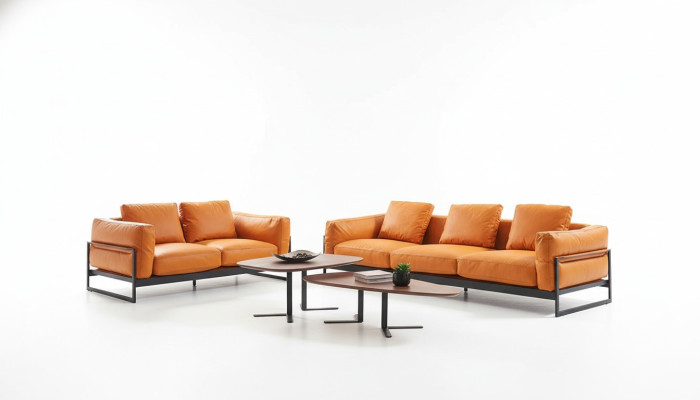 Designer Bankstel Bankstel 3+2 zitterbank Bekleding Set Italiaanse Meubels