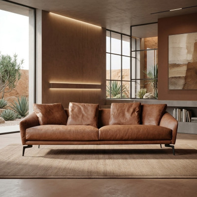 Groot XXL luxe bank bank bekleding zitgroep 4-zits banken decor banken