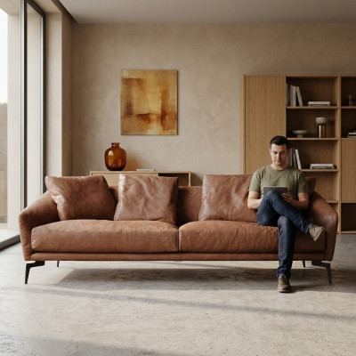 Ontwerp Italiaanse meubels, 2-zits bank bank bekleding lounge club banken