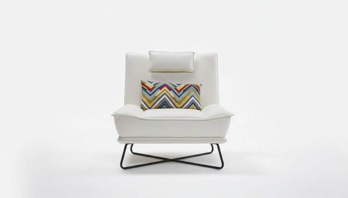 Luxe stoel gestoffeerde cocktail relax lounge clubstoelen meubels ontwerp fauteuil wit