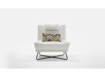 Luxe stoel gestoffeerde cocktail relax lounge clubstoelen meubels ontwerp fauteuil wit