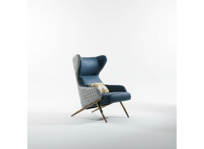 Fauteuil Ontwerp Bank Bank Bank Leer Lounge Club Bekleding Zetel Luxe Turkoois Nieuw