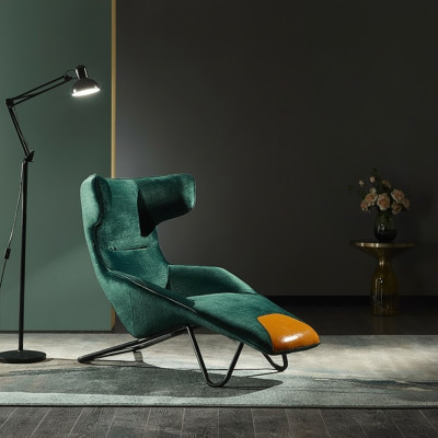 Fauteuil Club Lounge Ontwerper TV Bank Stoel Stoelen Bekleding Zitmeubels Ligstoel