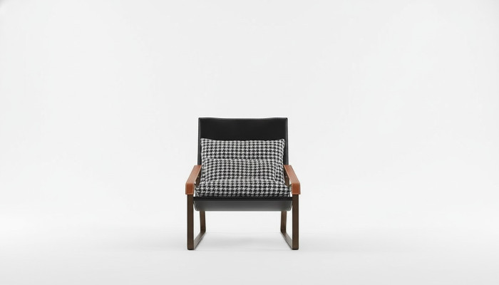 Fauteuil Ontwerp Bank Bank Relax Leer Lounge Club Beklede Stoel Luxe TV