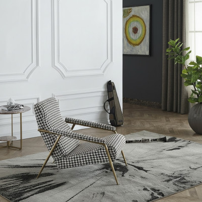 Fauteuil Design Bank Bankstel Relax Stof Lounge Luxe TV-clubbekleding Zitter