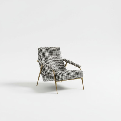 Fauteuil Design Bank Bankstel Relax Stof Lounge Luxe TV-clubbekleding Zitter