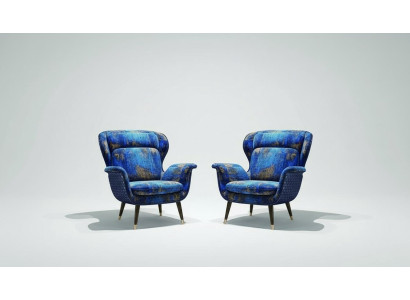 Ontwerp fauteuil 1-zits stof bankbank bank gestoffeerde banken nieuw