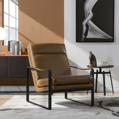 Stoel Ontwerp Bank Bank Relax Leder Lounge Luxe TV-club Bekleding Zitter