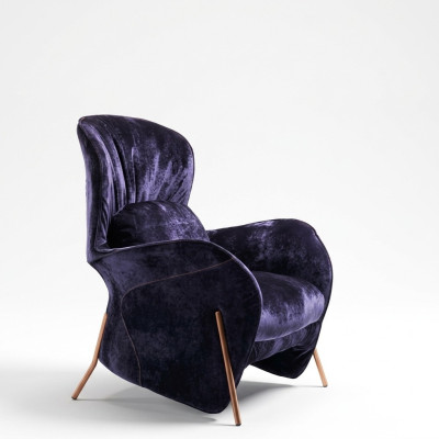 Fauteuil Club Lounge Designer Stoel Beklede Bank 1-Zits Ontspannen