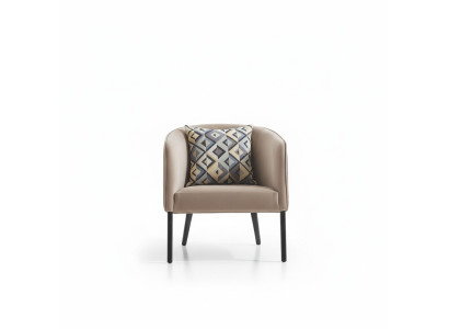 Luxe stoel bekleding cocktail relax lounge clubstoelen meubels ontwerp fauteuil beige