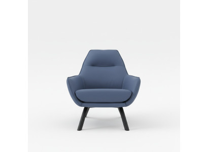Ontwerp Bank Bank Zitter Stof Lounge Club Bekleding Luxe Oren Zit Relax Fauteuil