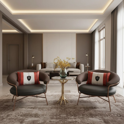 Ontwerp fauteuil luxe stoel bekleding cocktail ontspanning bar lounge club stoelen meubels