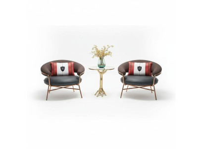 Ontwerp fauteuil luxe stoel bekleding cocktail ontspanning bar lounge club stoelen meubels