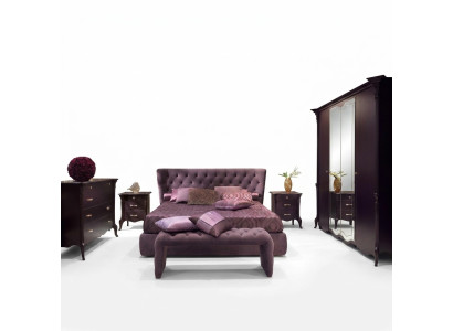 Slaapkamer Italiaanse meubel set Luxe Chesterfield 6-delig Massief hout