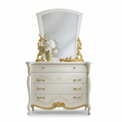 Elegante stijl meubels slaapkamer kast commode klassieke dressoir met spiegel