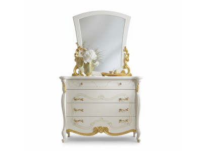 Elegante stijl meubels slaapkamer kast commode klassieke dressoir met spiegel