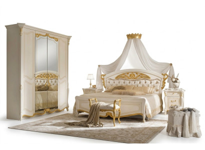 Bruiloft Bed Dubbel Huwelijksbedden Klassieke Italiaanse Stijl Meubels Barok