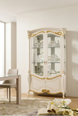Edele vitrinekast etalage woonkamer glas nieuw glazen kast kasten nieuw
