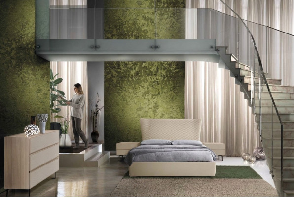 Bed Bekleding Ontwerp Luxe Dubbel Decor Hotelbedden Luxe Slaapkamer