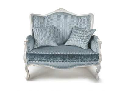 Bankstof Bank Stof Bank Chic Design Designer 2-zits meubel Klassiek meubel